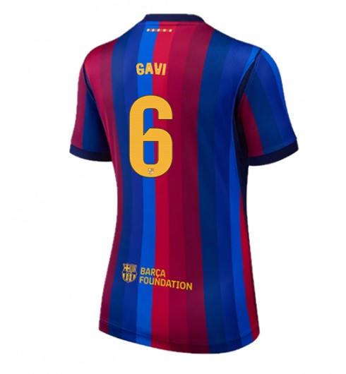 Barcelona Paez Gavi #6 Hjemmedrakt Dame 2026-27 Korte ermer Barcelona Paez Gavi #6 Hjemmedrakt Dame 2026-27 Korte ermer
